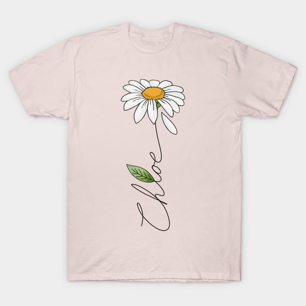 Chloe - Daisy Design T-Shirt by Plucking Daisies